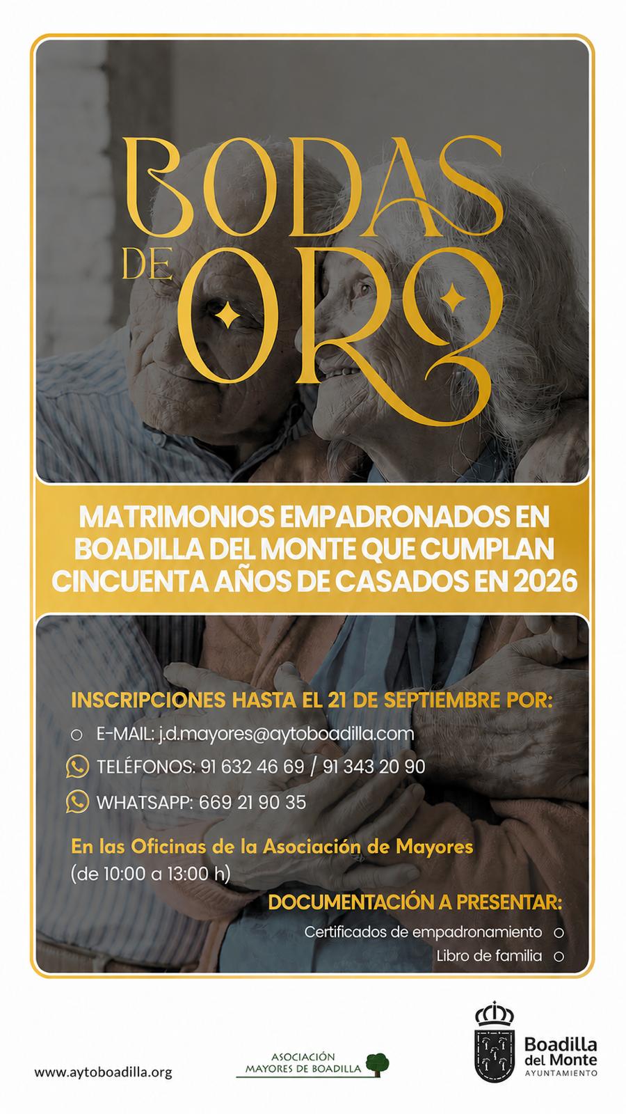 BODAS DE ORO 2026
